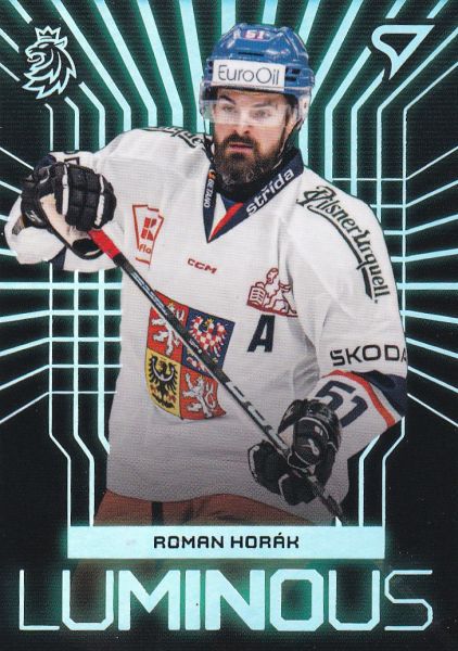 insert karta ROMAN HORÁK 23-24 SZ Hokejové Česko Luminous číslo LS-16